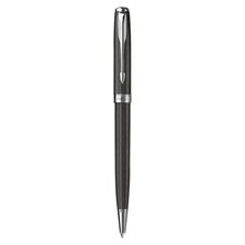 Picture of Parker Sonnet Refresh Chiseled Carbon Chrome Trim Ballpoint Pen