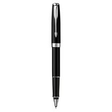 Picture of Parker Sonnet Black Lacquer Chrome Trim Rollerball Pen