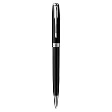 Picture of Parker Sonnet Black Lacquer Chrome Trim Ballpoint Pen