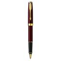 Picture of Parker Sonnet  Red Lacquer Gold Trim Rollerball Pen