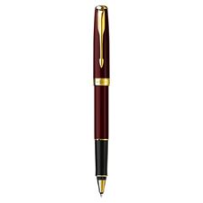 Picture of Parker Sonnet  Red Lacquer Gold Trim Rollerball Pen