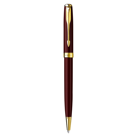 Excellent Parker Pen Sonnet Series Gold Circle 0.5mm Medium Nib Fountain Pen 