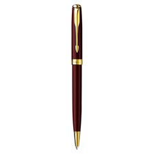 Picture of Parker Sonnet  Red Lacquer Gold Trim Ballpoint Pen