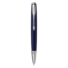 Picture of Parker Sonnet Blue Lacquer Chrome Trim Mono Ballpoint Pen