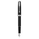 Picture of Parker Sonnet  Matte Black Chrome Trim Fountain Pen Medium Nib