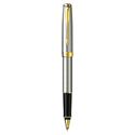 Picture of Parker Sonnet  Stainless Steel Gold Trim Rollerball Pen