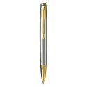 Picture of Parker Sonnet Stainless Steel Gold Trim Mono Ballpoint Pen