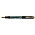 Picture of Pelikan Tradition Series 200 Green Marble Fountain Pen Fine Nib