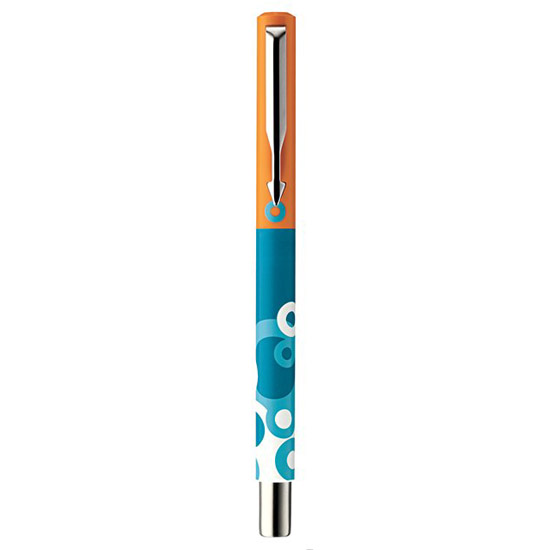 Parker Vector Matte Black GT Roller Ball Pen Gold Trim Rollerball Blue Fine for sale online 
