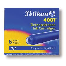 Picture of Pelikan Fountain Pen Refill TP 6 Box Cartridges Royal Blue