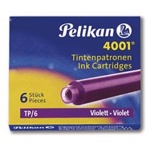 Picture of Pelikan Fountain Pen Refill TP 6 Box Cartridges Violet