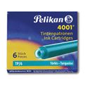 Picture of Pelikan Fountain Pen Refill TP  6 Box Cartridges Turquoise