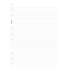 Picture of Filofax Deskfax Ruled Notepaper White