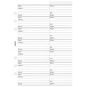 Picture of Filofax A5 Address Sheets