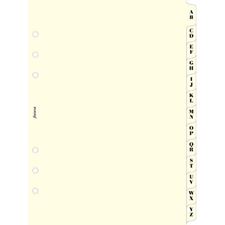Picture of Filofax A5 A-Z Index Tabs Two Letters