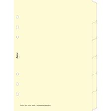 Picture of Filofax A5 Blank Index Tabs Six Tabs