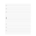 Picture of Filofax A5 Ruled Notepad White