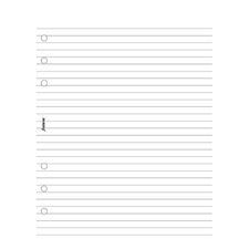 Picture of Filofax A5 Ruled Notepad White