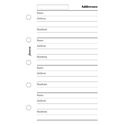 Picture of Filofax Mini Address Sheets