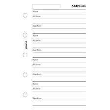 Picture of Filofax Mini Address Sheets