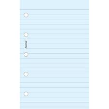 Picture of Filofax Mini Ruled Notepaper Blue