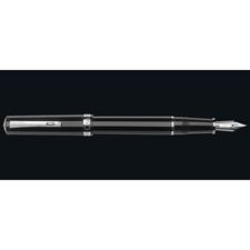 Picture of OMAS Arte Italiana Black with High-Tech Trim Milord Fountain Pen Fine Nib