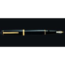 Picture of OMAS Bologna Cotton Resin Gold Finish Fountain Pen Medium Nib