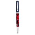 Picture of Omas Bologna Red Swirl Fountain Pen Fine Nib