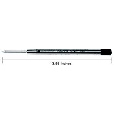 Picture of Delta Capless Parker Rollerball Refill Black (12 Per Pack)