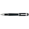 Picture of Tibaldi Divina Black Resin with Platinum Plated Sterling Silver Trim Rollerball Pen