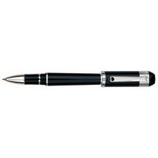 Picture of Tibaldi Divina Black Resin with Platinum Plated Sterling Silver Trim Rollerball Pen