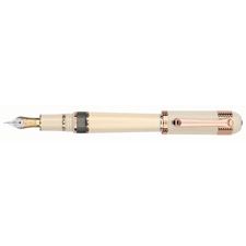 Picture of Tibaldi Divina Ivory Resin with Rose Gold Plated Sterling Silver Trim Fountain Pen Fine Nib