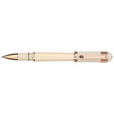 Picture of Tibaldi Divina Ivory Resin with Rose Gold Plated Sterling Silver Trim Rollerball Pen