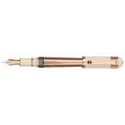 Picture of Tibaldi Excelsa Ivory Resin with Rose Gold Plated Sterling Silver Trim Fountain Pen Medium Nib