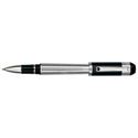 Picture of Tibaldi Excelsa Black Resin with Platinum Plated Sterling Silver Trim Rollerball Pen