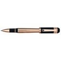 Picture of Tibaldi Excelsa Black Resin with Rose Gold Plated Sterling Silver Trim Rollerball Pen