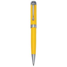 Picture of Aurora Talentum Classic Yellow with Chrome Trim Ballpoint Pen