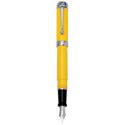 Picture of Aurora Talentum Classic Yellow with Chrome Trim Fountain Pen Extra Fine Nib