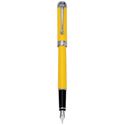 Picture of Aurora Talentum Finesse Yellow with Chrome Trim Fountain Pen Fine Nib