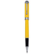 Picture of Aurora Talentum Finesse Yellow with Chrome Trim Rollerball Pen