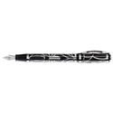 Picture of Visconti Art Nouveau Sterling Silver Fountain Pen - Fine Nib