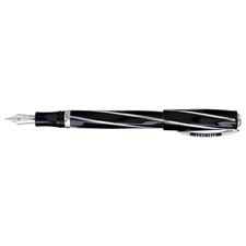 Picture of Visconti Divina Black Large Fountain Pen - Fine Nib