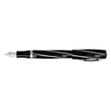 Picture of Visconti Divina Black Midi Fountain Pen - Fine Nib