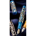 Picture of Delta 25th Anniversary Limited Edition Celebration Blue Fountain Pen Broad Nib