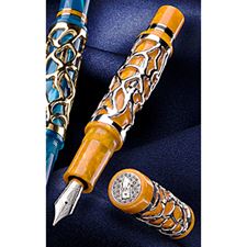 Picture of Delta 25th Anniversary Limited Edition Celebration Orange Fountain Pen Broad Nib