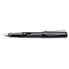 Picture of Lamy Safari Shiny Black Fountain Pen Extra Fine Nib