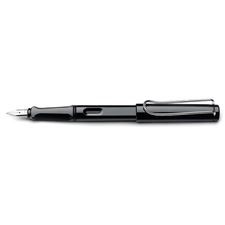 Picture of Lamy Safari Shiny Black Fountain Pen Broad Nib