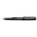 Picture of Lamy Safari Shiny Black Fountain Pen Medium Nib L19