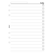 Picture of Filofax A5 To Do List