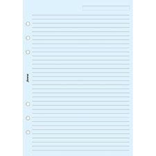 Picture of Filofax A5 Ruled Notepaper Blue